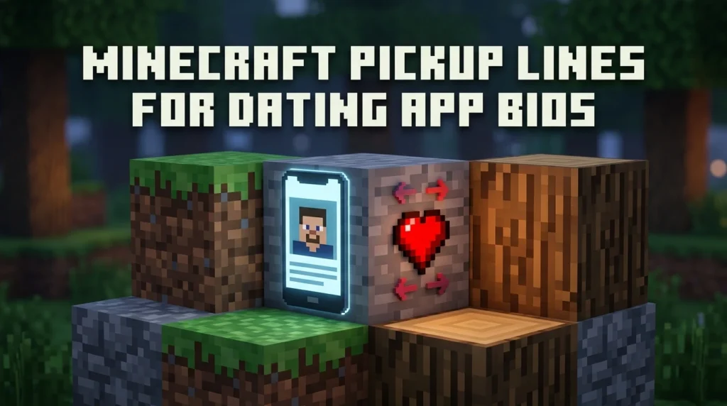 Minecraft Pickup Lines For Dating App Bios