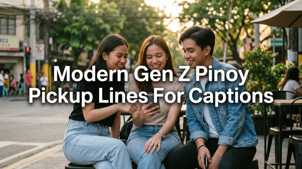 Modern Gen Z Pinoy Pickup Lines For Captions