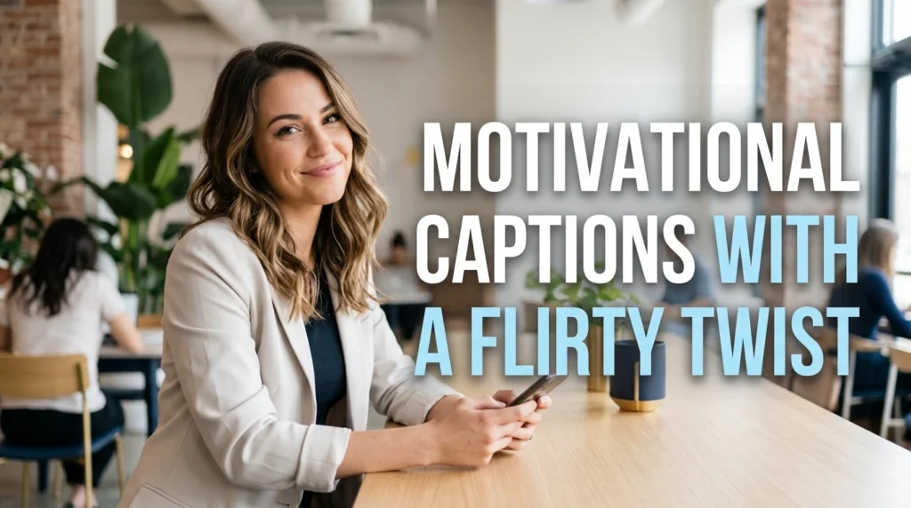 Motivational Captions With A Flirty Twist