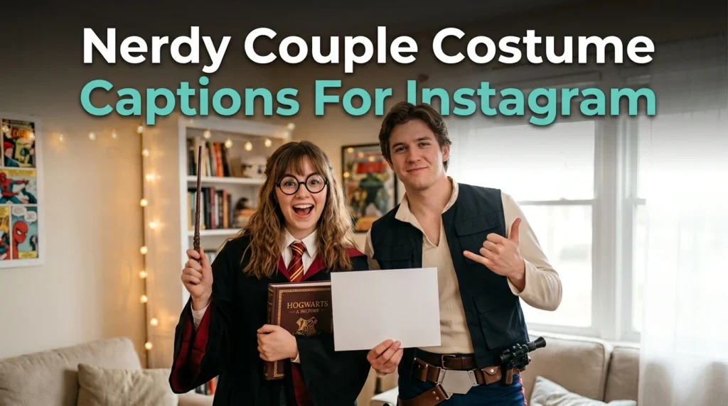 Nerdy Couple Costume Captions For Instagram