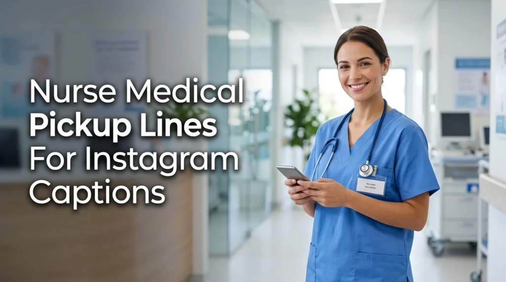 Nurse Medical Pickup Lines For Instagram Captions