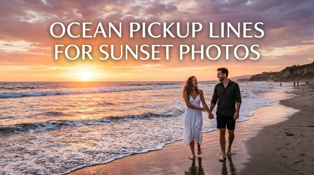 Ocean Pickup Lines For Sunset Photos