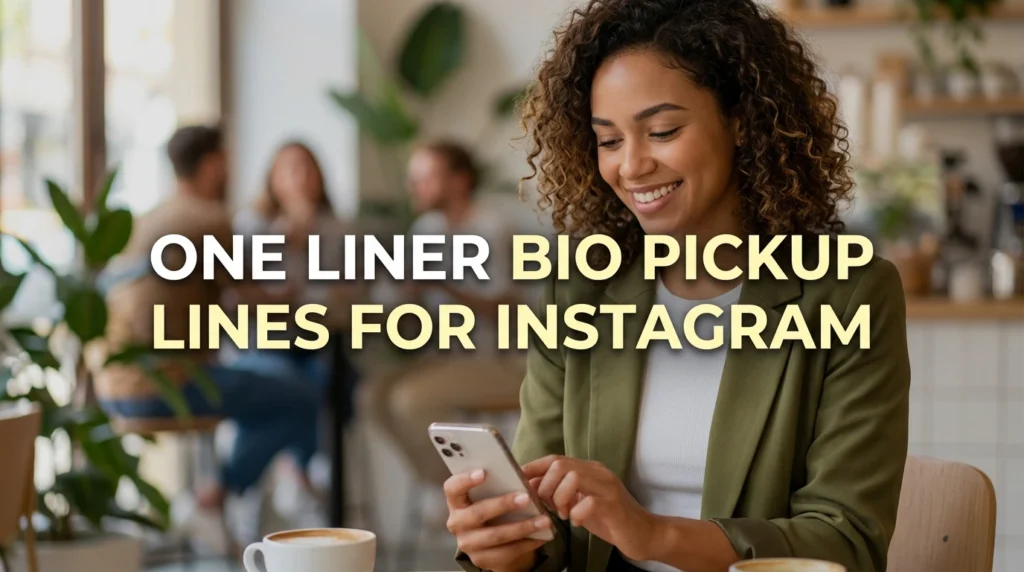 One Liner Bio Pickup Lines For Instagram