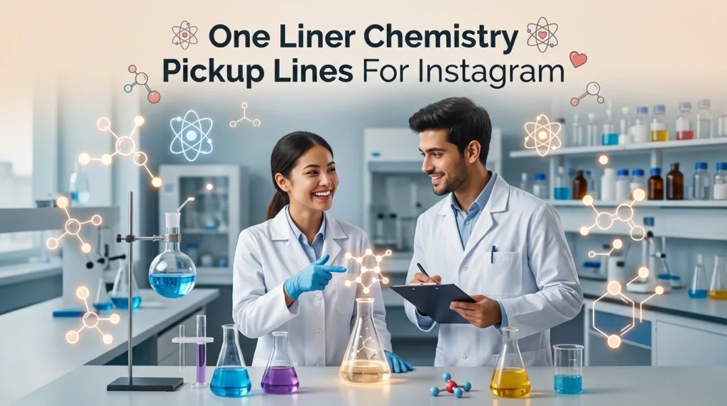 One Liner Chemistry Pickup Lines For Instagram