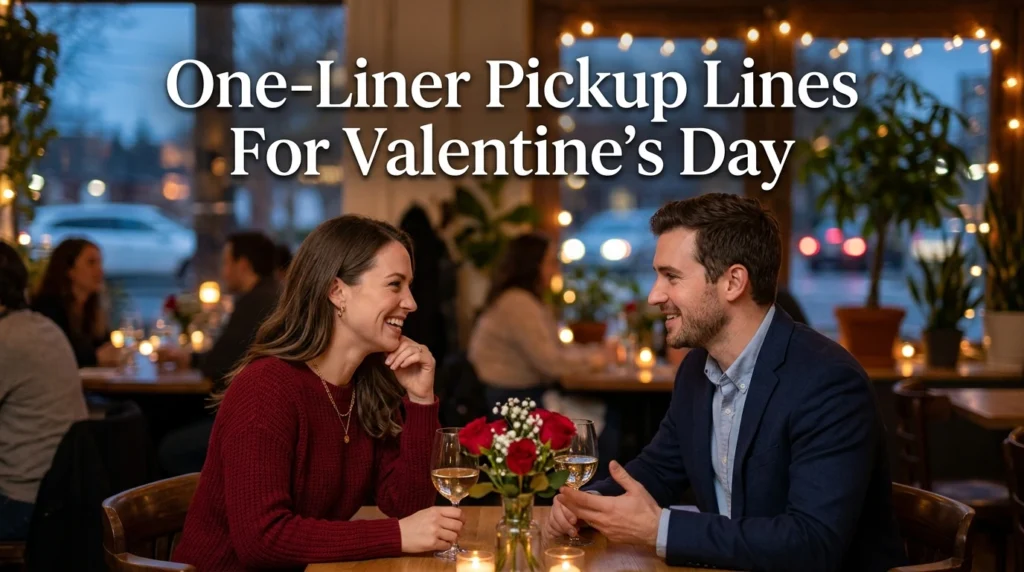 One-Liner Pickup Lines For Valentine's Day