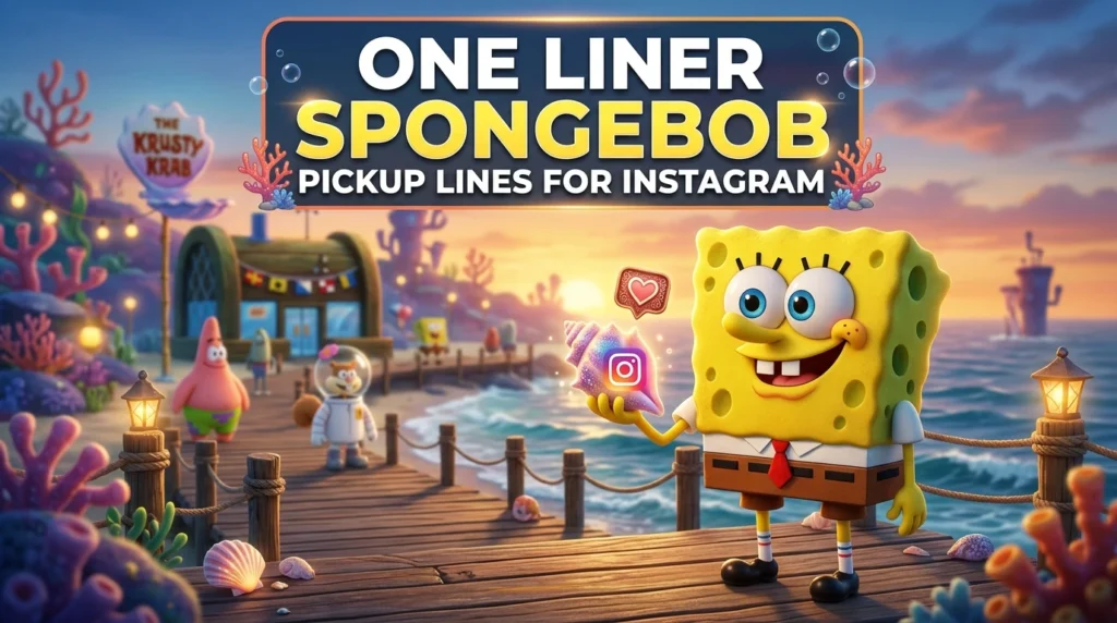 One Liner Spongebob Pickup Lines For Instagram