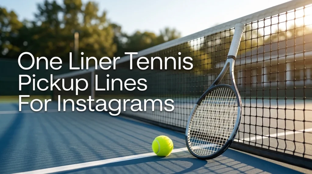 One Liner Tennis Pickup Lines For Instagram