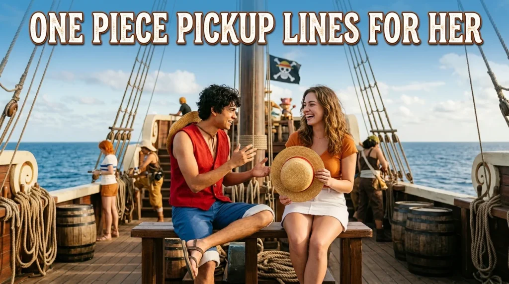 One Piece Pickup Lines For Her