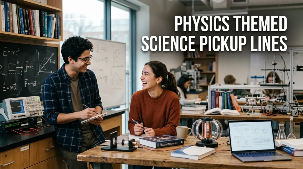 Physics Themed Science Pickup Lines