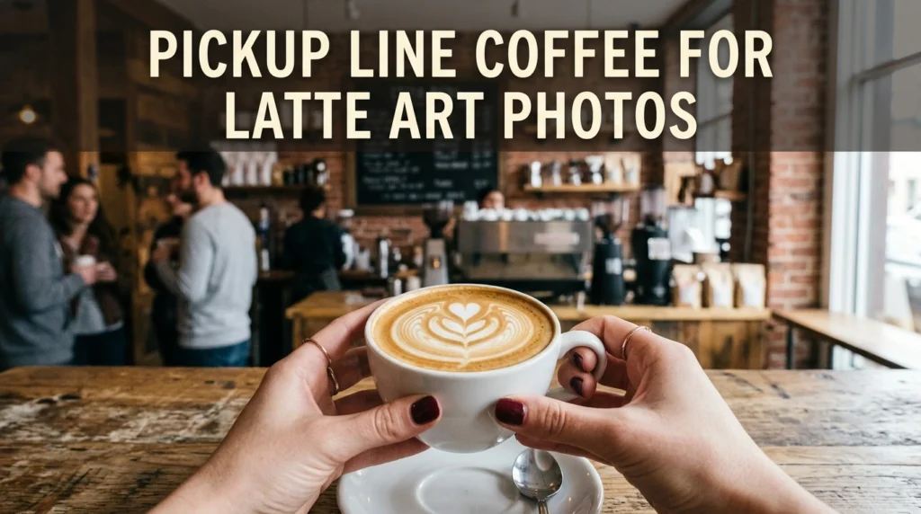 Pickup Line Coffee For Latte Art Photos