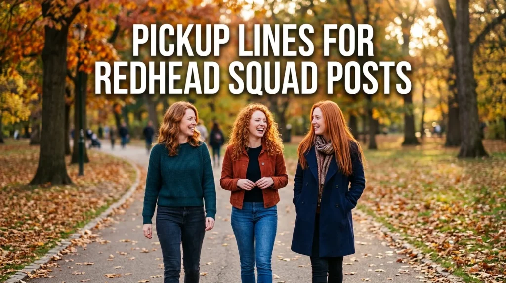 Pickup Lines For Redhead Squad Posts