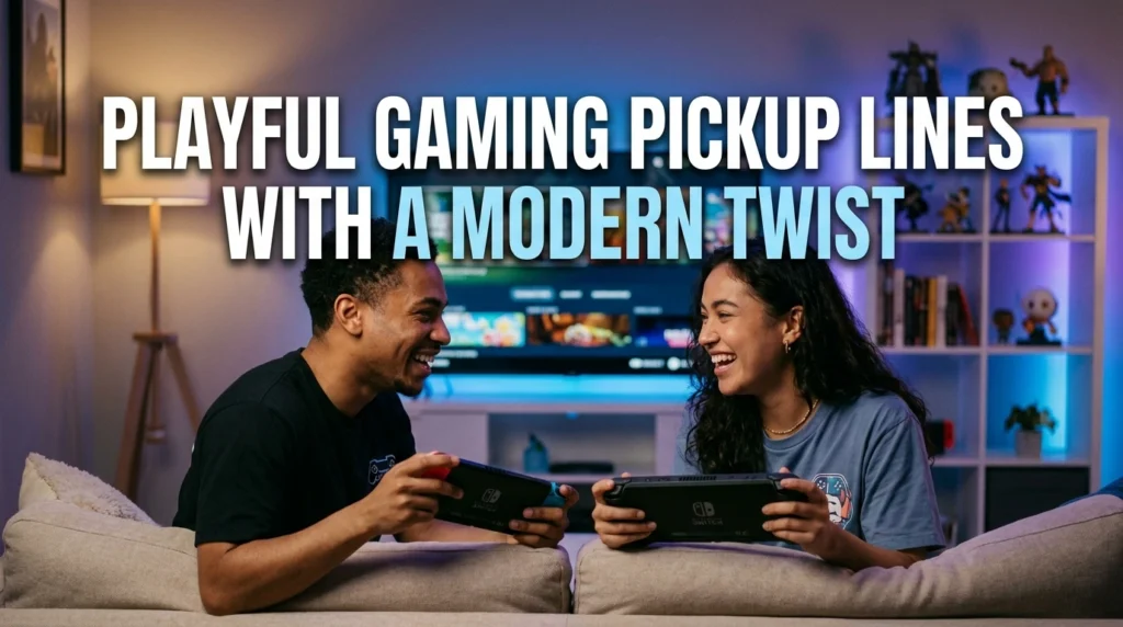 Playful Gaming Pickup Lines With A Modern Twist