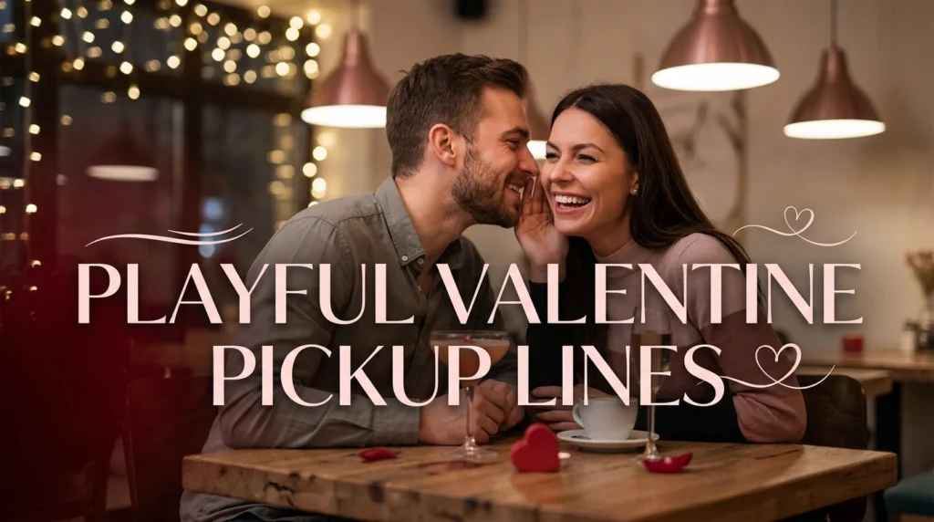 Playful Valentine Pickup Lines