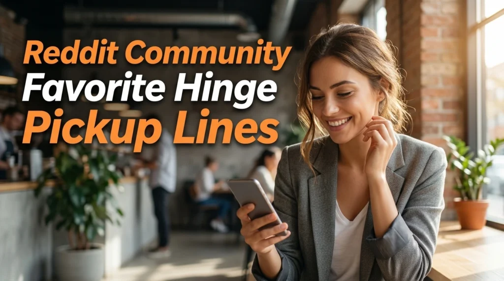 Reddit Community Favorite Hinge Pickup Lines