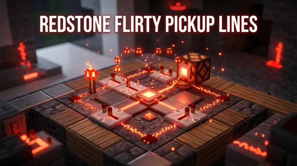 Redstone Flirty Pickup Lines