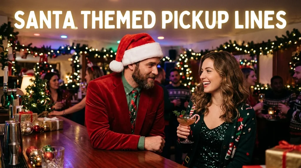 Santa Themed Pickup Lines