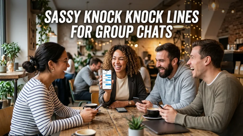 Sassy Knock Knock Lines For Group Chats