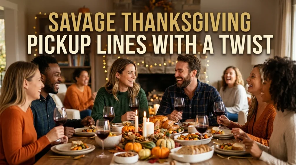 Savage Thanksgiving Pickup Lines With A Twist