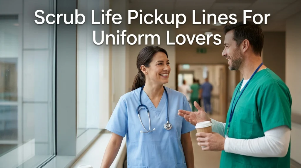 Scrub Life Pickup Lines For Uniform Lovers