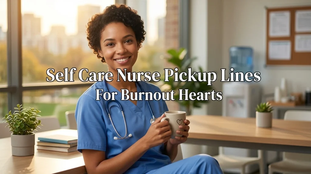 Self Care Nurse Pickup Lines For Burnout Hearts