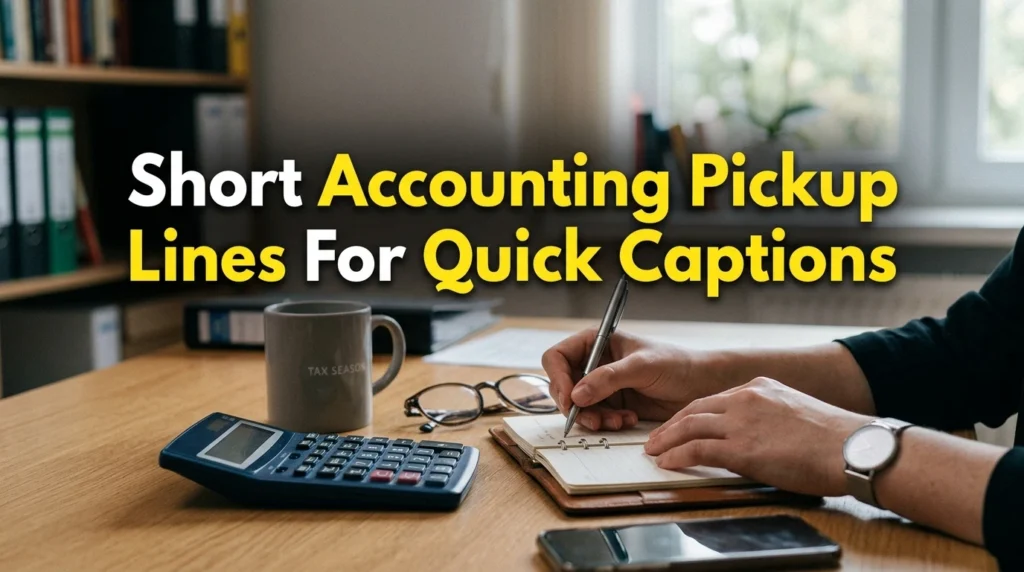 Short Accounting Pickup Lines For Quick Captions