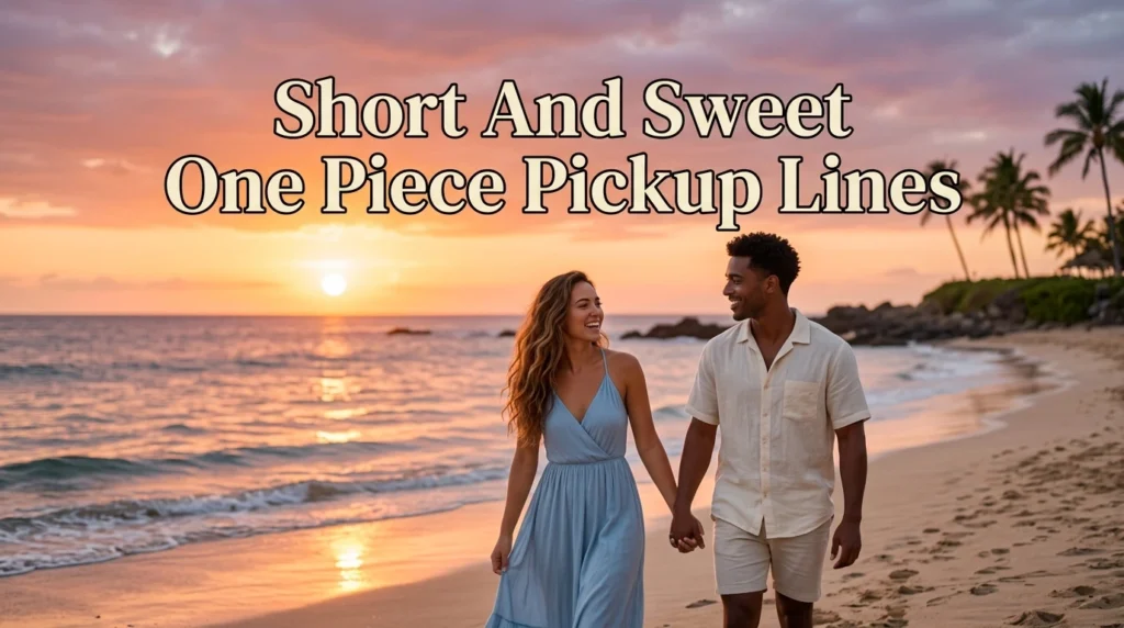 Short And Sweet One Piece Pickup Lines