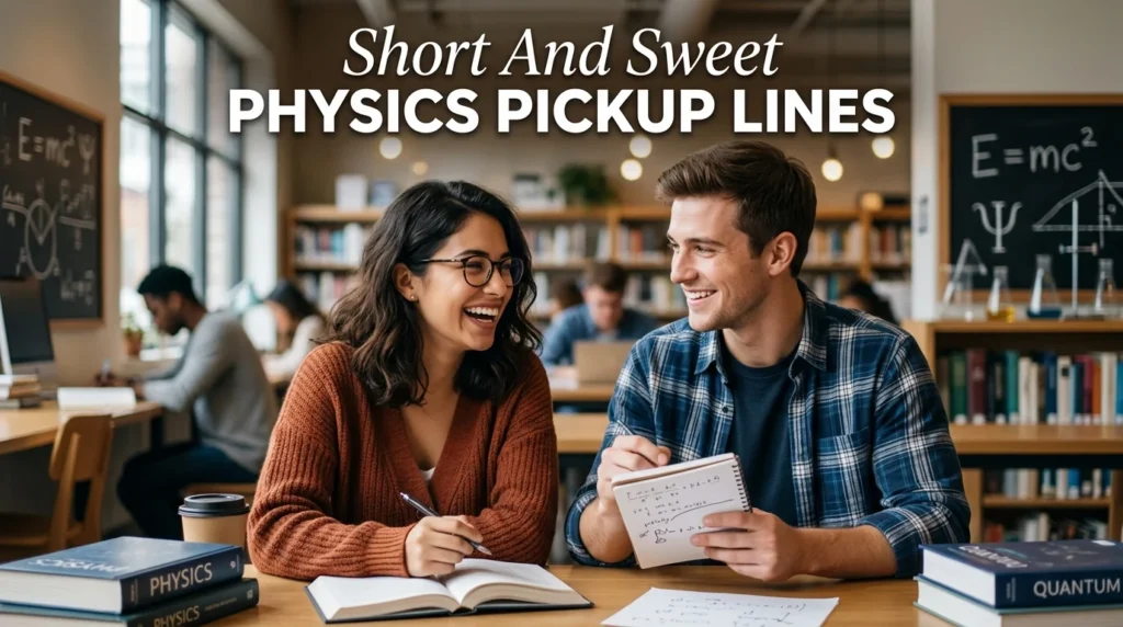 Short And Sweet Physics Pickup Lines