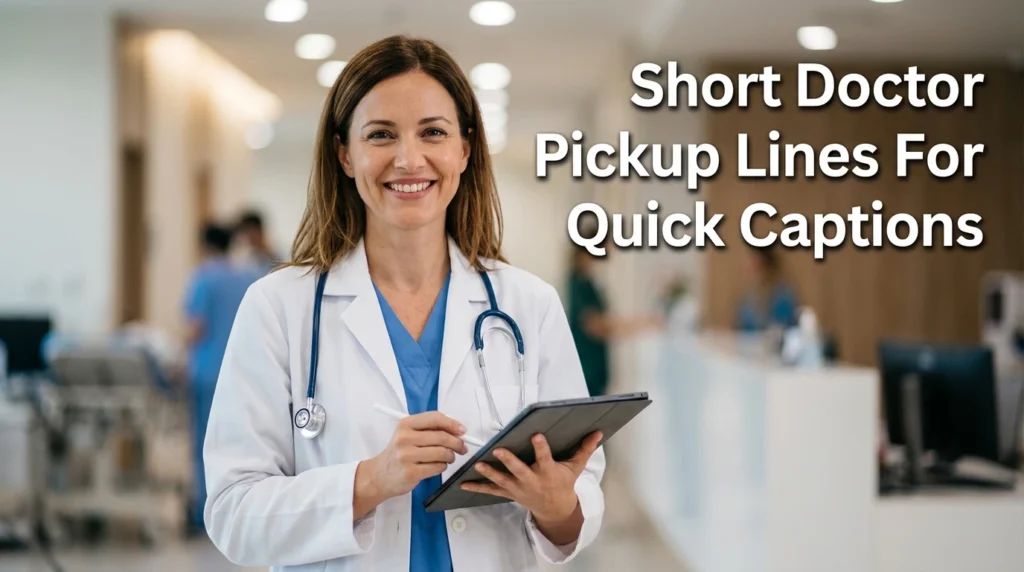 Short Doctor Pickup Lines For Quick Captions