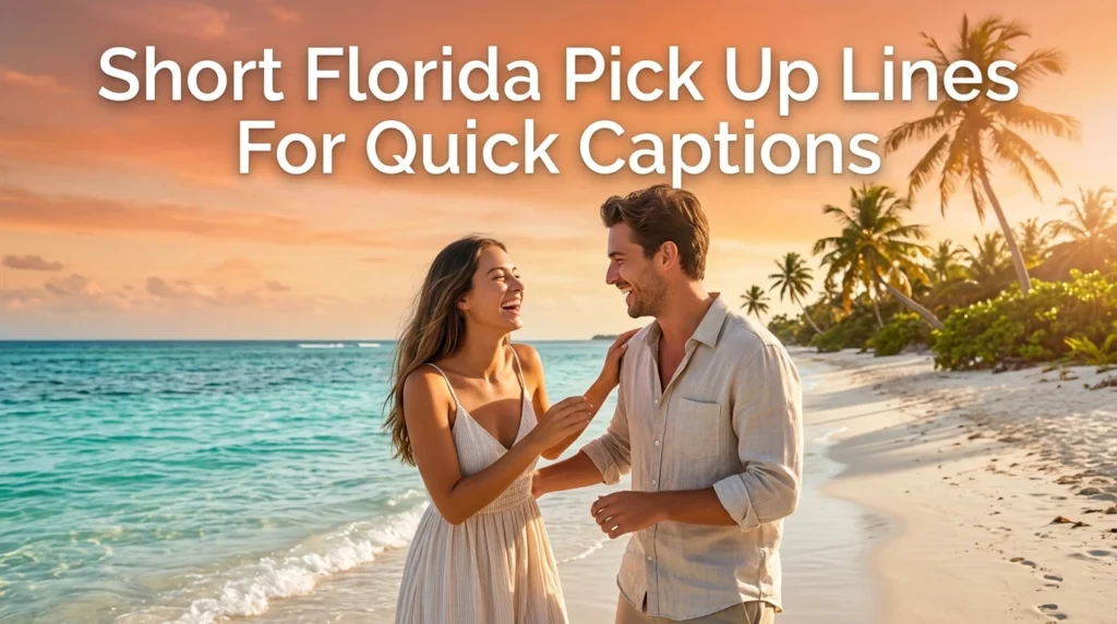 Short Florida Pick Up Lines For Quick Captions