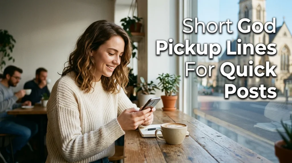 Short God Pickup Lines For Quick Posts