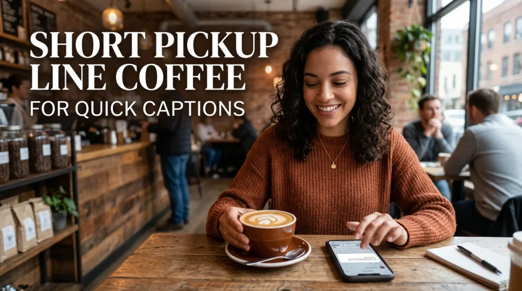 Short Pickup Line Coffee For Quick Captions