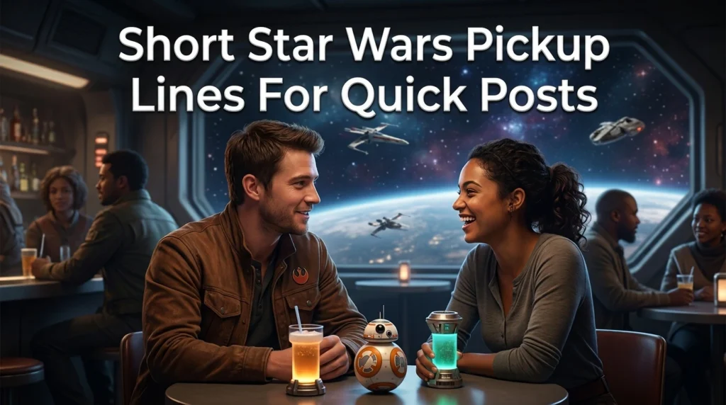Short Star Wars Pickup Lines For Quick Posts