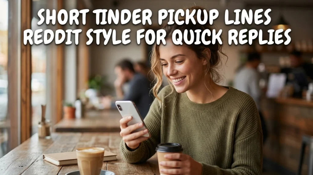 Short Tinder Pickup Lines Reddit Style For Quick Replies