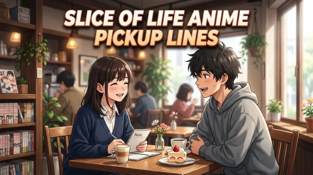 Slice Of Life Anime Pickup Lines