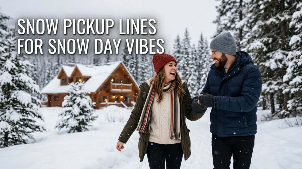 Snow Pickup Lines For Snow Day Vibes