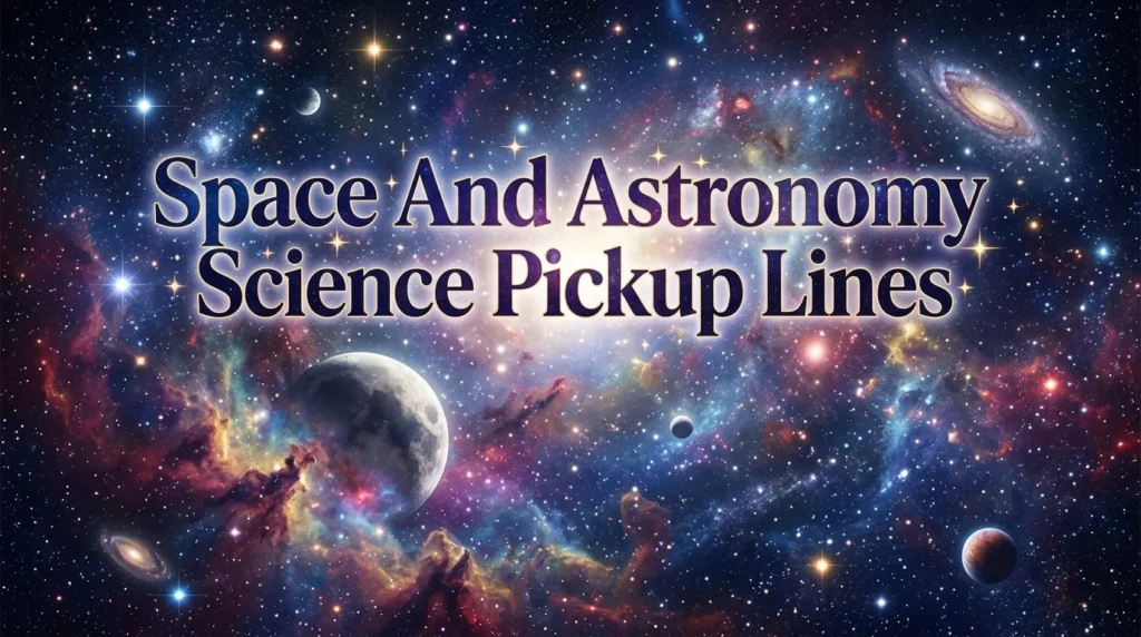 Space And Astronomy Science Pickup Lines