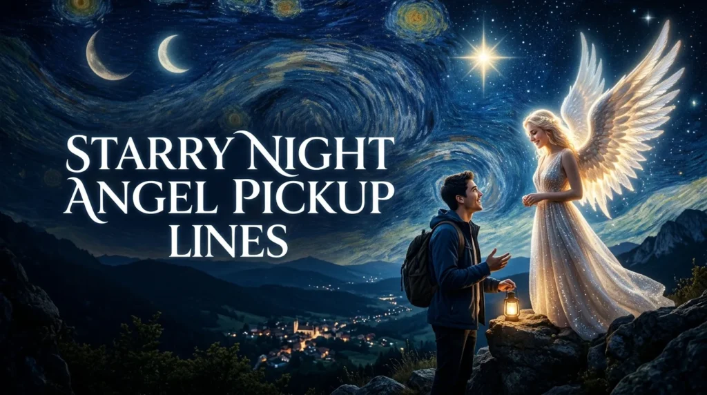 Starry Night Angel Pickup Lines