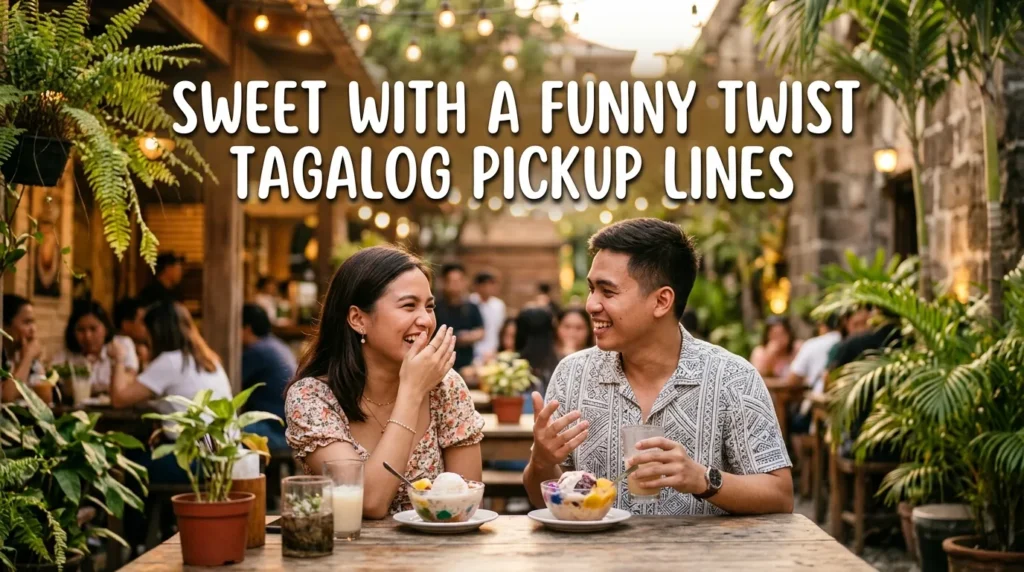 Sweet With A Funny Twist Tagalog Pickup Lines