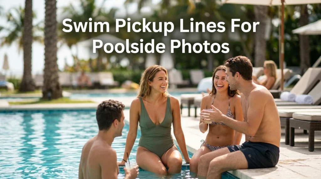 Swim Pickup Lines For Poolside Photos