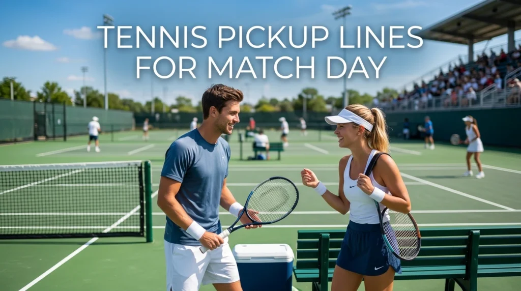 Tennis Pickup Lines For Match Day