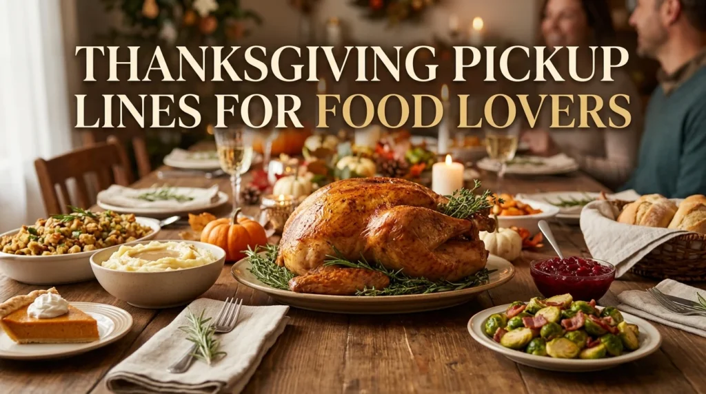 Thanksgiving Pickup Lines For Food Lovers
