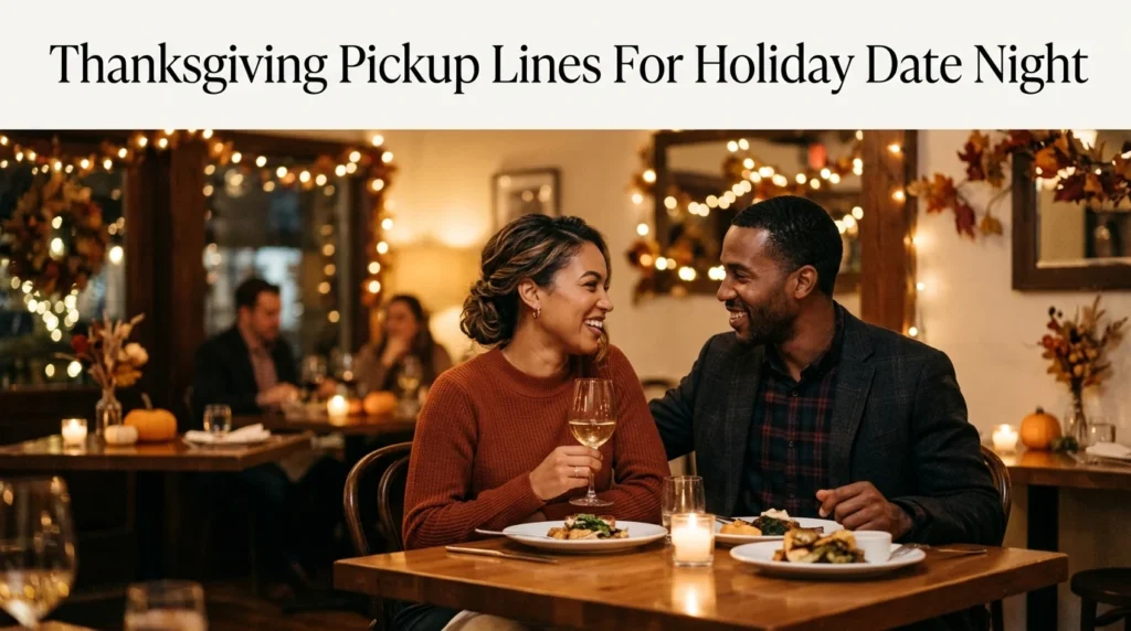 Thanksgiving Pickup Lines For Holiday Date Night