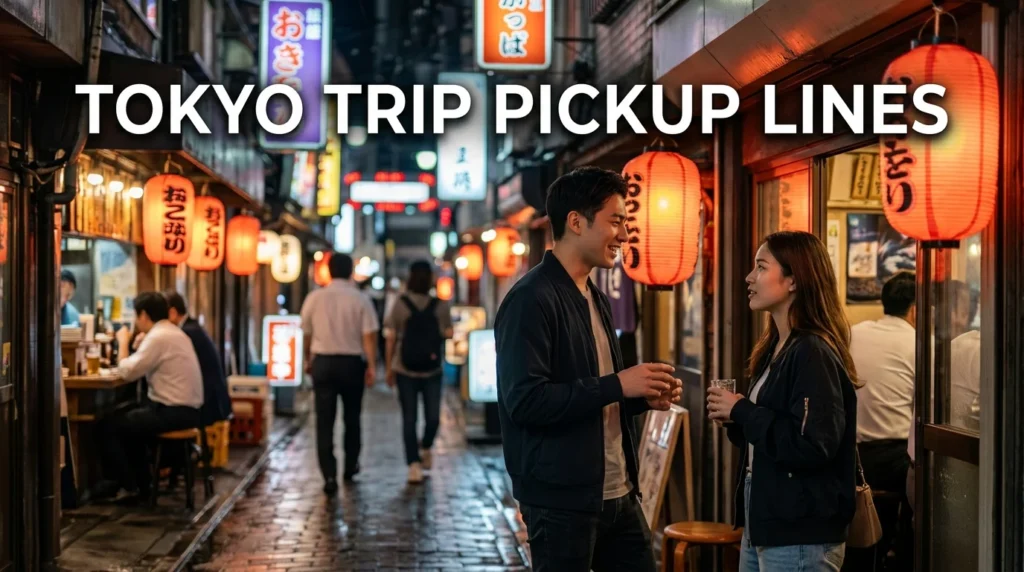 Tokyo Trip Pickup Lines