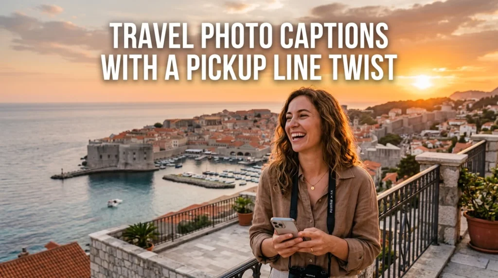 Travel Photo Captions With A Pickup Line Twist