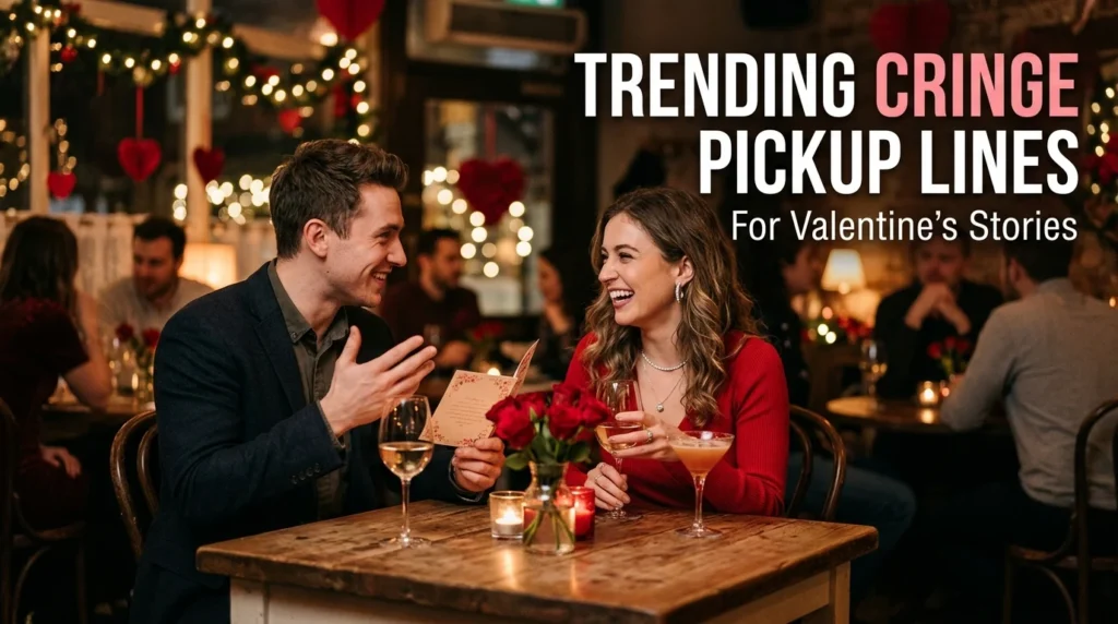 Trending Cringe Pickup Lines For Valentine's Stories