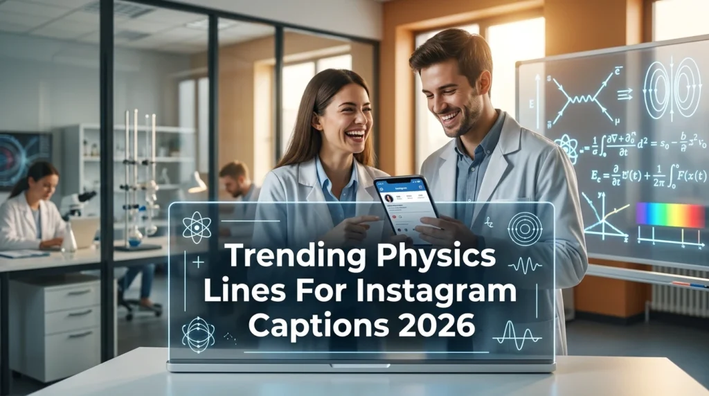 Trending Physics Pickup Lines For Instagram Captions 2026