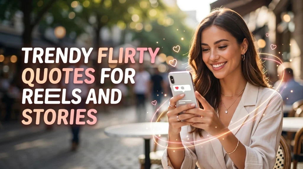 Trendy Flirty Quotes For Reels And Stories