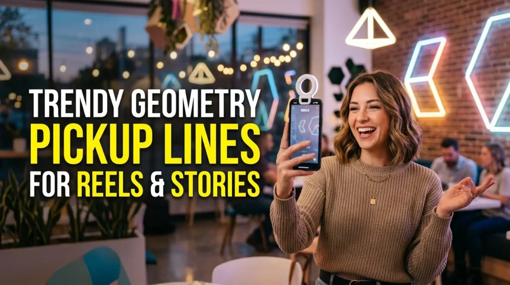 Trendy Geometry Pickup Lines For Reels And Stories