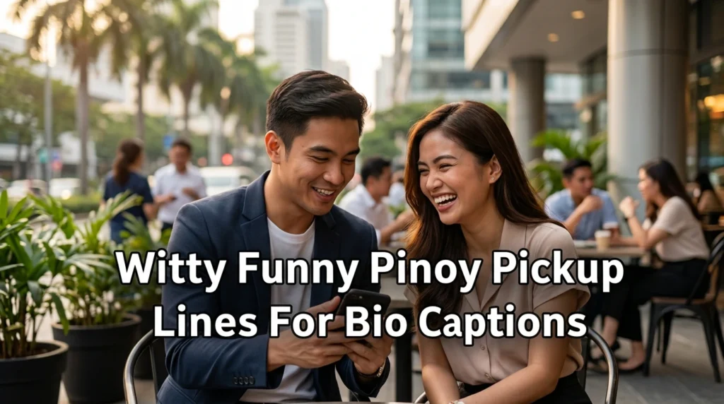 Witty Funny Pinoy Pickup Lines For Bio Captions