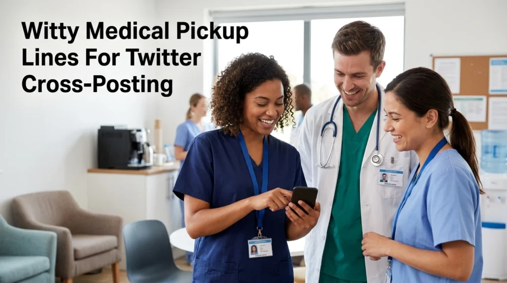 Witty Medical Pickup Lines For Twitter Cross-Posting